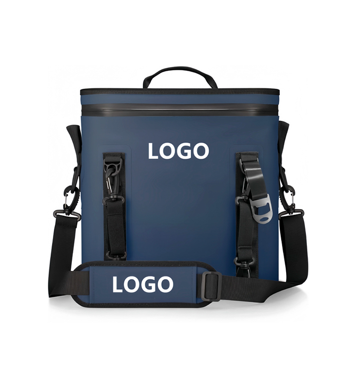 F-009 TPU Taşınabilir Yumuşak Soğutucu Özel Logolu Su Geçirmez Fermuar