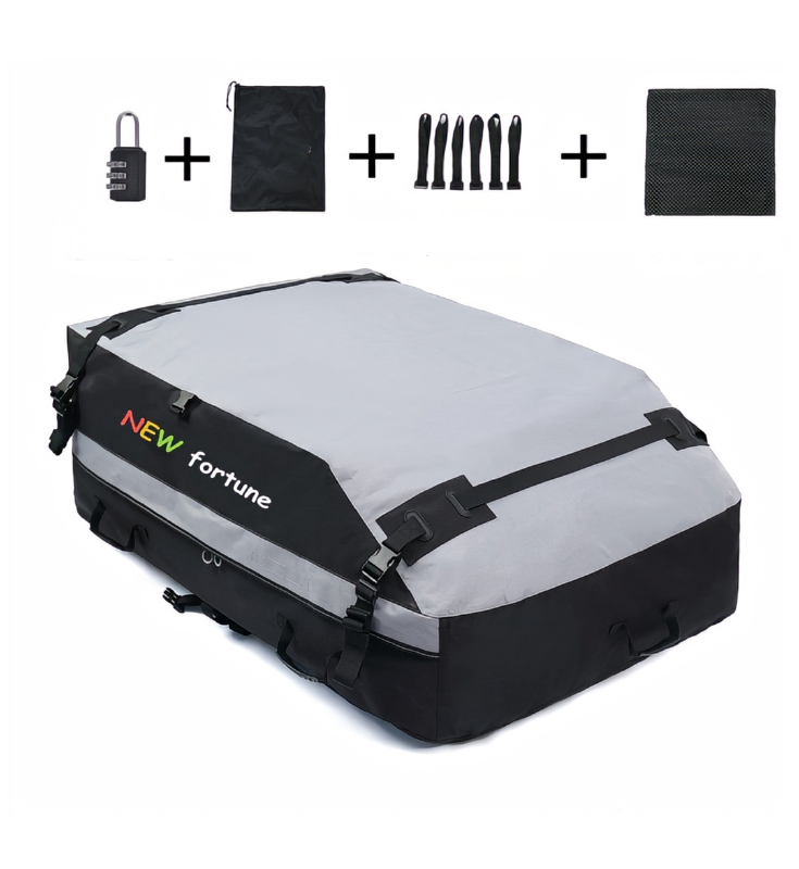 FO-22 Su Geçirmez Araba Çatı Üstü Çanta Açık Hava Etkinlikleri İçin 19 Kübik Ayak Bagaj Taşıyıcı